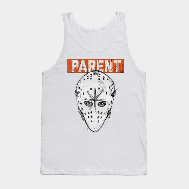 Bernie Parent New York I Facemask Tank Top by stevenmsparks